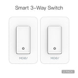 Moes WiFi 3 Way Smart Light Switches Push Button Double Switch Neutral Wire Required 100V-120V, view 6