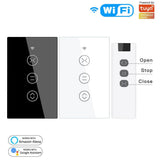 Moes WiFi Curtain Blinds Roller Shutter Switch RF433 Smart Touch Curtain Switch Single Pole Neutral Wire Required US, view 2