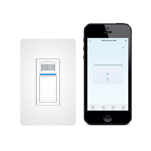 Moes WiFi Smart Light PIR Motion Sensor Light Switch Single Pole Neutral Wire Required 110-125V