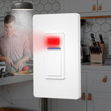 Moes WiFi Smart Light PIR Motion Sensor Light Switch Single Pole Neutral Wire Required 110-125V, view 2