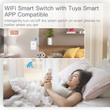 Moes WiFi Smart Light PIR Motion Sensor Light Switch Single Pole Neutral Wire Required 110-125V, view 6