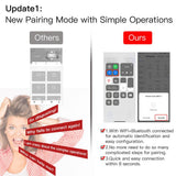 Moes WiFi RF433 Smart Curtain 2 Gang Blind Touch Switch Single Pole Neutral Wire Required US, view 5