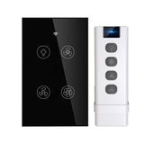 Moes WiFi RF433 Smart Ceiling Fan Light Touch Switch Single Pole Neutral Wire Required US, view 2