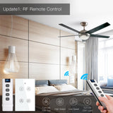 Moes WiFi RF433 Smart Ceiling Fan Light Touch Switch Single Pole Neutral Wire Required US, view 3