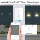 Moes RF433 WIFI Smart Wall Touch Light Switch Glass Panel, 3 Way Multi-Control Neutral Wire Required US Standard, view 4