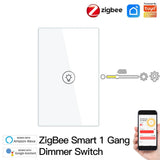 Moes ZigBee Smart Dimmer Switch, Multi-gang Smart Light Dimmer Switch, US Single Pole Neutral Wire Required, view 3