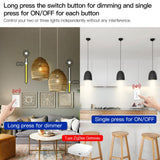 Moes ZigBee Smart Dimmer Switch, Multi-gang Smart Light Dimmer Switch, US Single Pole Neutral Wire Required, view 4