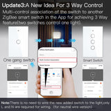 Moes ZigBee Smart Light Touch Switch Multi-Control Neutral Wire Optional No Capacitor US, view 4