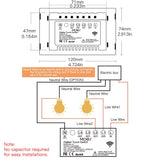 Moes ZigBee Smart Light Touch Switch Multi-Control Neutral Wire Optional No Capacitor US, view 6