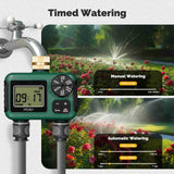 Moes Water Timer For Garden Hose Drip Irrigation 2/3/4 Outlet Brass Inlet IPX5 Waterproof US Version, view 2