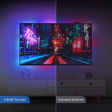 MOES Smart WiFi Ambient Lighting TV Backlight 4K HDMI 2.0 Sync Box LED Light Strip Music, view 6