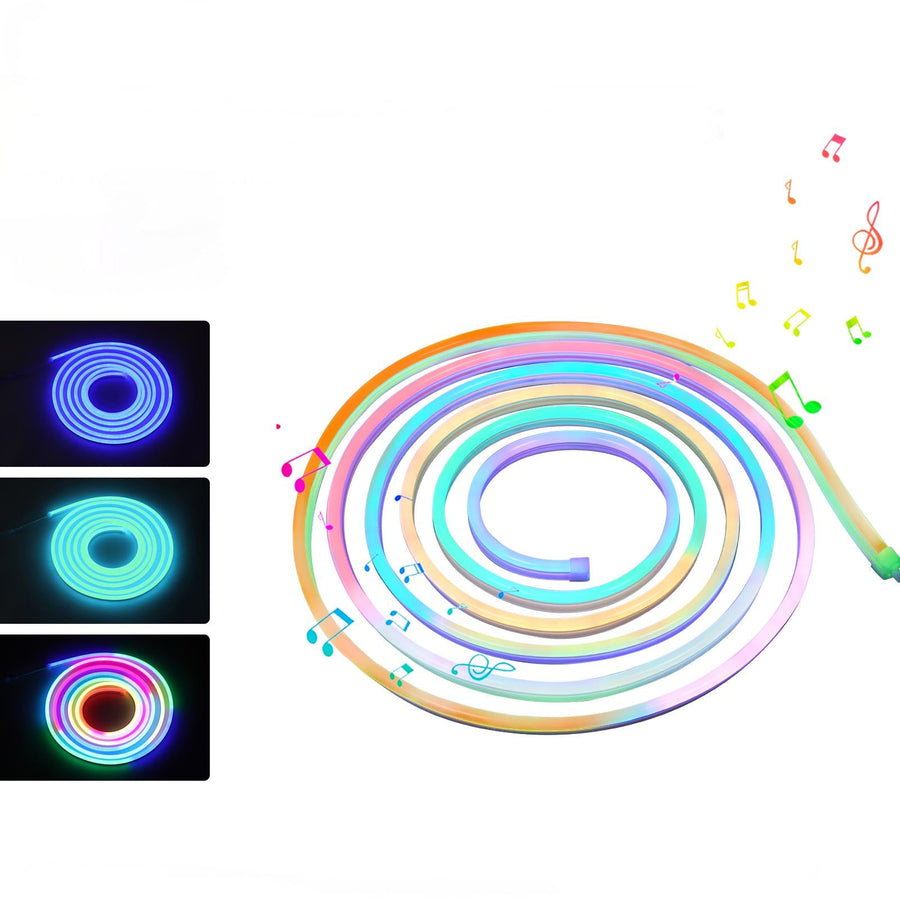 Moes WIFI+BLE Neon Music LED Smart Light with Remote Control 16 Million Colors