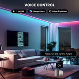 Moes WIFI+BLE Neon Music LED Smart Light with Remote Control 16 Million Colors, view 5