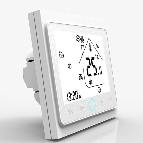 Moes WiFi Smart Central Air Conditioner Thermostat Temperature Controller 2/4 Pipe 3 Speed Fan Coil Unit