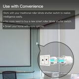 Moes WiFi DIY RF433 Smart Curtain Switch Module for Electric Motorized Roller Blinds Shutter Motor, view 2