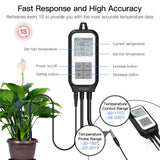 Moes WiFi Digital Temperature Controller Thermostat Outlet Plug Heating and Cooling Mode US/EU, view 3