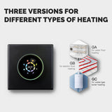 MOES WiFi Smart Home Heating Knob Thermostat Temperature Controller For Water Gas Boiler Electric Heating, view 3