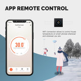 MOES WiFi Smart Home Heating Knob Thermostat Temperature Controller For Water Gas Boiler Electric Heating, view 6