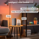 MOES WiFi Smart LED Light Bulb Dimmable Lamp 14W/9W RGB E27 Color Changeable 2700K-6500K, view 5