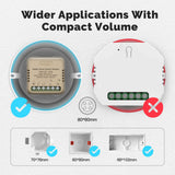 Moes WiFi Matter Mini Smart Switch Module Relay Timer DIY Home Automation, view 3