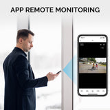 MOES WiFi Smart Outdoor Camera HD 3MP Sound Motion Detection Color Night Vision Two-Way Audio Security Monitor, view 5