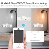 Moes Wifi Smart US Outlet Extender Multi Plug Socket Outlet Shelf With Relay Status, Light Mode Adjustable, view 3