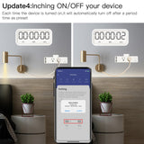 Moes Wifi Smart US Outlet Extender Multi Plug Socket Outlet Shelf With Relay Status, Light Mode Adjustable, view 5