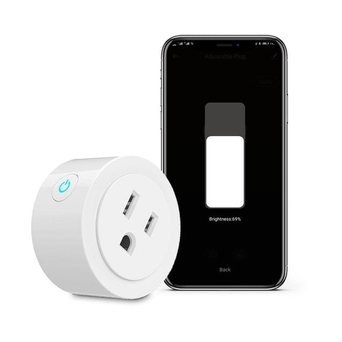 Moes WiFi Smart Power Socket Plug Brightness Adjust Timer Plug US