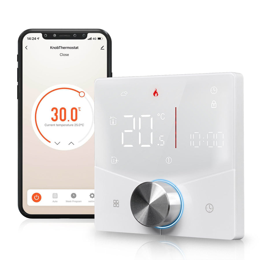Moes WiFi Smart Thermostat Temperature Controller for Water/ Electric /Gas /Boiler Floor Heating