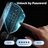 Moes WiFi/Zigbee Smart Door Lock Fingerprint Remote Unlock Antihijack Tamper Alarm Multiple Unlocking, view 3