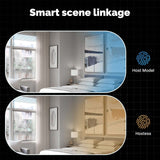 Moes WiFi/Zigbee Smart Door Lock Fingerprint Remote Unlock Antihijack Tamper Alarm Multiple Unlocking, view 5