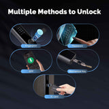 Moes WiFi/Zigbee Smart Door Lock Fingerprint Remote Unlock Antihijack Tamper Alarm Multiple Unlocking, view 6
