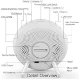 MOES WiFi Smart Clock Wake Up 7 Colors Light Natural Sound Clock With FM Radio, view 6
