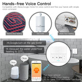 Moes WiFi Smart Programmable Thermostat Electric Underfloor Heating Touch Screen Temperature Controller Logo Color Adjustable, view 3