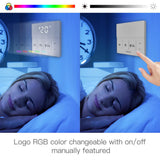 Moes WiFi Smart Programmable Thermostat Electric Underfloor Heating Touch Screen Temperature Controller Logo Color Adjustable, view 5