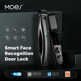 Moes WiFi Smart Security Door Lock 3D Face Recognition Fingerprint Wake Infrared Night Vision, view 2
