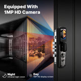 Moes WiFi Smart Security Door Lock 3D Face Recognition Fingerprint Wake Infrared Night Vision, view 5