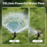 Moes WiFi Smart Water Timer with Flow Meter, Brass Valve, IP65 Waterproof Irrigation Controller Alexa Google, view 2