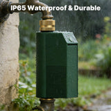 Moes WiFi Smart Water Timer with Flow Meter, Brass Valve, IP65 Waterproof Irrigation Controller Alexa Google, view 5