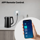 Moes Smart WiFi USB Wall Outlet with Type-C & Type-A Ports, in-Wall Plug Socket Receptacle 15A, view 3