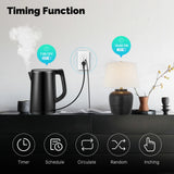 Moes Smart WiFi USB Wall Outlet with Type-C & Type-A Ports, in-Wall Plug Socket Receptacle 15A, view 4