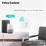 Moes Smart WiFi USB Wall Outlet with Type-C & Type-A Ports, in-Wall Plug Socket Receptacle 15A, view 5