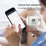 Moes WiFi Smart Light Wall Switch Socket Outlet Push Button EU Version, view 2