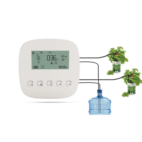 Moes WiFi Smart Plant Water Pump Watering Machine Automatic Micro-drip Irrigation System Dual Pump Watering Timer