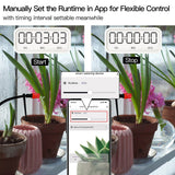Moes WiFi Smart Plant Water Pump Watering Machine Automatic Micro-drip Irrigation System Dual Pump Watering Timer, view 5
