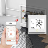 Moes ZigBee Smart Thermostat Programmable Temperature Controller for Water Floor Heating, view 2