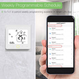 Moes ZigBee Smart Thermostat Programmable Temperature Controller for Water Floor Heating, view 3