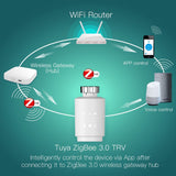 Moes Zigbee Smart Thermostat Radiator Valve Energy Saving 2MQTT Digital Timer Voice Remote Control TRV, view 2