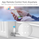 Moes Zigbee Smart Thermostat Radiator Valve Energy Saving 2MQTT Digital Timer Voice Remote Control TRV, view 4