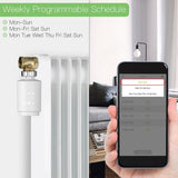 Moes Zigbee Smart Thermostat Radiator Valve Energy Saving 2MQTT Digital Timer Voice Remote Control TRV, view 5